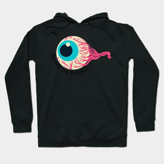 Skipper the Eyechild Garth Marenghi’s Darkplace Hoodie by mywanderings